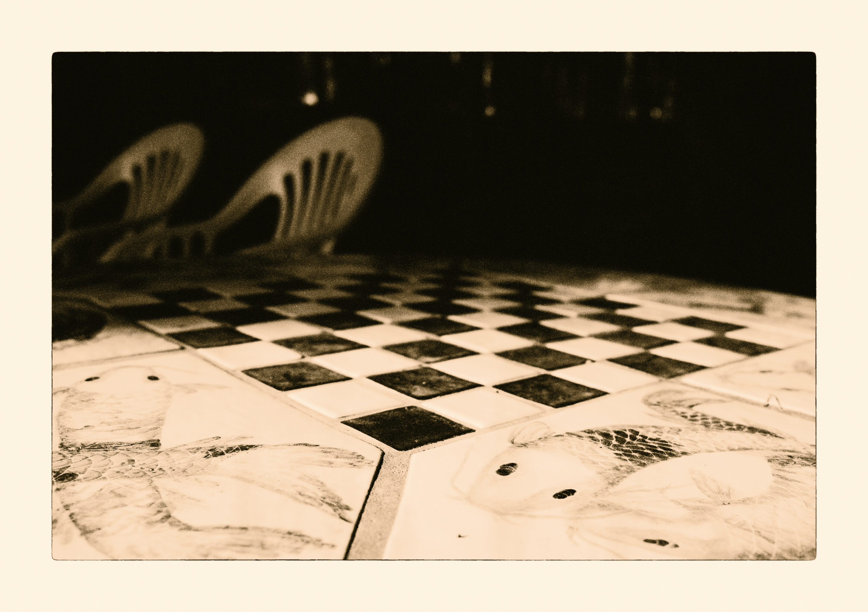Chess board and mono block