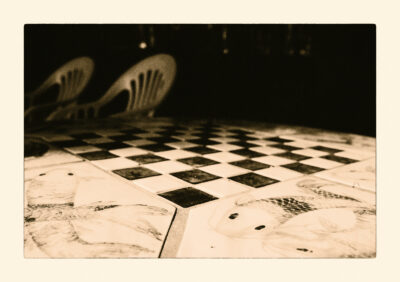 Chess board and mono block