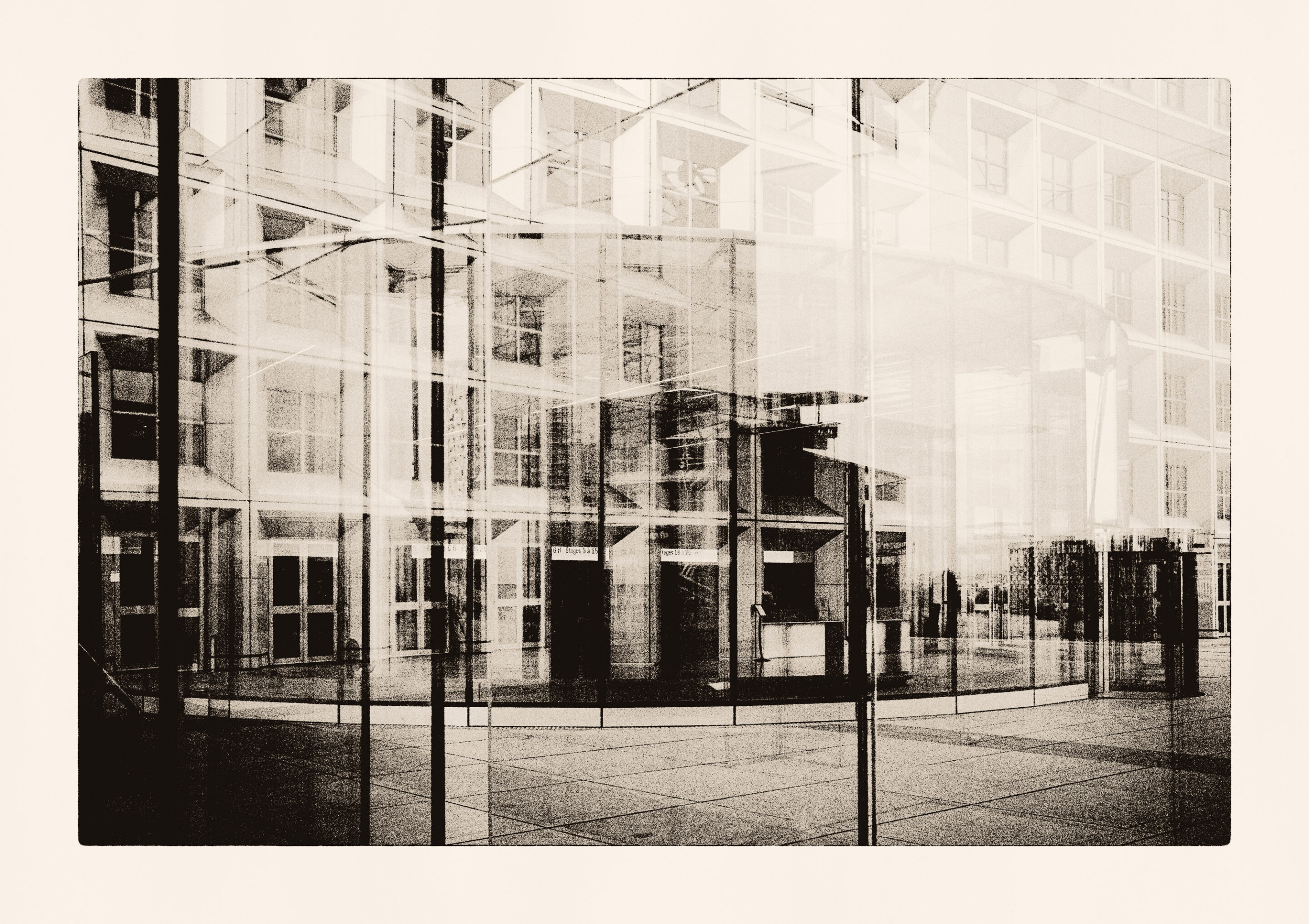 Weekly Lith 23 - Reflections La Defense, Paris